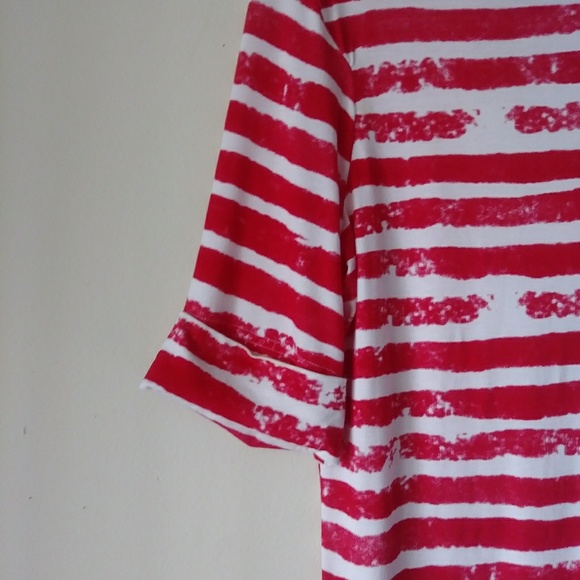 Peck & Peck Weekend Horizontal Striped Top - Picture 2 of 4